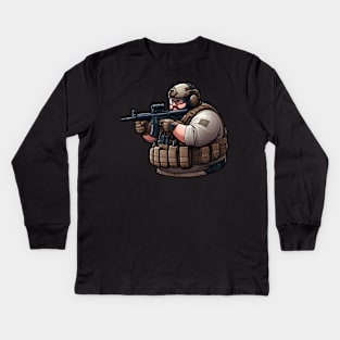 Tactical Fatman Kids Long Sleeve T-Shirt